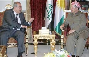 بارزاني يجتمع مع إياد علاوي في أربيل
