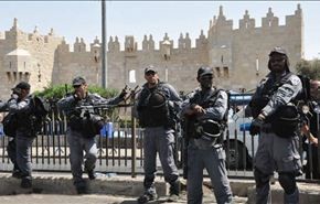 شاهد.. الاقصى المبارك المنتفض من اجل غزة يتحول لثكنة عسكرية