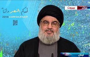 دبیرکل حزب الله لبنان از ایران و سوریه قدردانی کرد