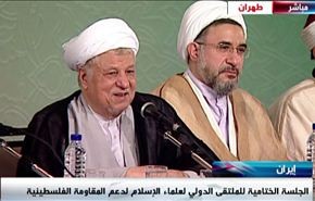 رفسنجاني: ايران سلحت الفلسطينيين وحزب الله للدفاع عن أنفسهم