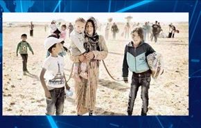 عکس دردناکی از آوارگان کرد سوریه