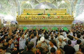 بالفيديو؛ آلاف العراقيين يتوافدون لمرقد الامام علي (ع) لاحياء عيد الغدير