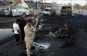 تفجيران ارهابيان في بغداد يوقعان عشرات القتلى والجرحى