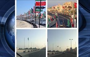 اهانت آل‌خلیفه به نمادهای عاشورایی در بحرین + فیلم