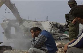 صهیونیست‌ها دو خانه را در قدس ویران کردند