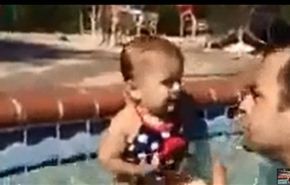اضحكوا مع طفلة عمرها أقل من سنة وهي تشاجر والدها!