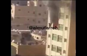 بالفيديو...مصرع طفلة قفزت من
