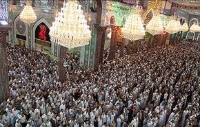 اقامه نماز جماعت 30کیلومتری در جاده نجف به کربلا+ویدئو