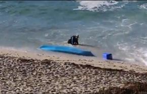 شاهد.... صياد فاشل يغرق على الشاطئ