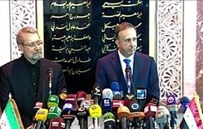 کنفرانس خبری مشترک رؤسای مجالس ایران و سوریه
