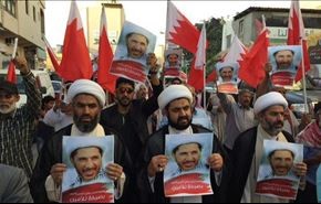 همبستگی هزاران بحرینی با شیخ علی سلمان+عکس