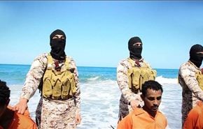 تروریست سعودی در فیلم سربریدن مسیحیان