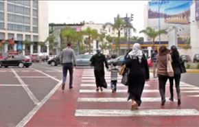 استعداد ناشناخته در کوچه‌های مغرب! + فیلم