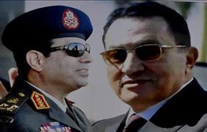 توصیه مبارک به مصری‌ها: از سیسی حمایت کنید