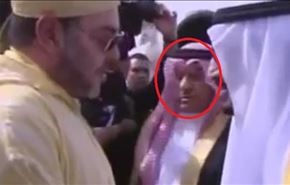 سیلی خوردن خبرنگار در ملاقات دو پادشاه + فیلم