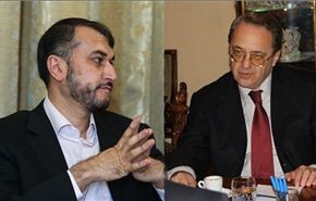 مساعدا وزیري خارجیة ایران وروسیا یبحثان تطورات الیمن