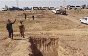 حفر خندق در دیالی برای مقابله با تروریستها
