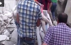گزارش العالم از جنایت خونبار تروریستها درحلب + فیلم