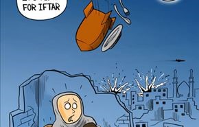 افطاری سعودی برای مردم یمن!