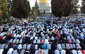 200هزار نمازگزار درسومین نماز جمعه مسجد الاقصی