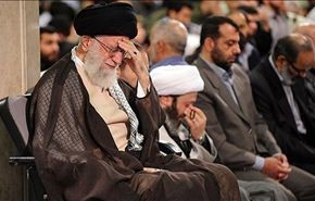 مراسم عزاء في ذكرى استشهاد الامام علي (ع) بحضور قائد الثورة