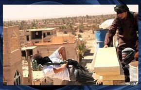 پرتاب اعدامی‌ها از بالای ساختمان مقابل کودکان + عکس