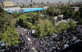 فيديو؛ تقرير خاص من مراسم تشييع ضحايا منى+تفاصيل