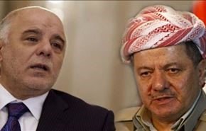 تاکیدعبادی و بارزانی بر وحدت برای مقابله با داعش