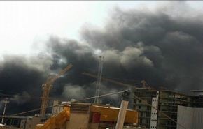 آتش سوزی در نجف تلفات جانی نداشت+تصاویر