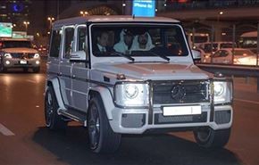 حاکم دبی سیسی را به گردش برد + عکس
