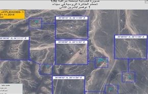 تصاوير ماهواره‌ای ازسقوط قطعات هواپيمای روسی