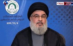 نصرالله: فلسطین خط مقدمِ مبارزه با استعمار است