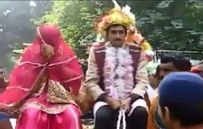 فیلم؛ واکنش جالب داماد با دیدن عروس قلابی!