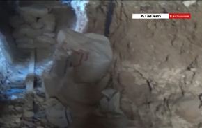 بالفيديو.. كاميرا العالم وجهاً لوجه مع انفاق والغام المسلحين بالغوطة
