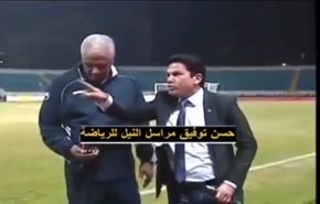 بالفيديو.. مراسل ينفعل على الهواء ويهدد احد الموجودين