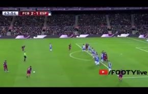 شاهد .. هدف ميسي العالمي في مرمى إسبانيول