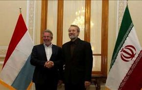 لاريجاني: ایران ولوکسمبورغ عازمتان علی مکافحة الارهاب