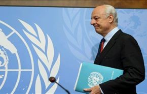 دیدار دی میستورا با نمایندگان دولت سوریه در ژنو