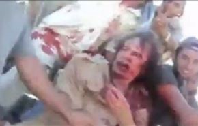 فیلم جدیدی از لحظات کشته شدن قذافی
