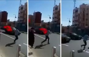 بالفيديو.. فتاة تلقي بنفسها أمام موكب ملك المغرب والسبب؟
