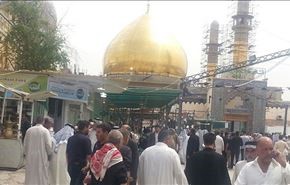 مشاركة الالاف في مراسم ذكرى استشهاد الامام الهادي بسامراء+ صور