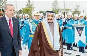 فیلم؛ استقبال اردوغان از سلمان با موسیقی روسی!