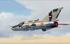 سقوط میگ ارتش سوریه در مناطق داعش