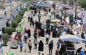حرکت میلیونی زائران به سوی کاظمین +عکس