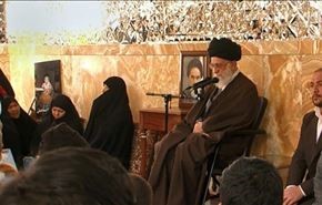 رهبری به خانوادۀ شهدای مدافع حرم لشکر فاطمیون چه گفتند +ویدیو