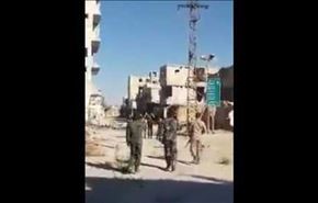 ویدیویی از تسلیم شدن عناصر مسلح در غوطه