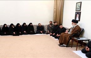 دیدار خانواده شهید بدرالدین با رهبر انقلاب