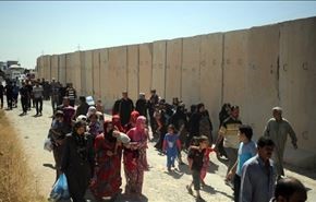 انتقال 65 خانواده از شرق فلوجه