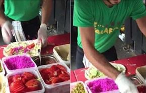 ویدیو؛ سلطان فلافل در لندن!
