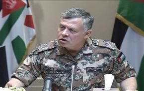 شاه اردن: به داعش حمله کنید!